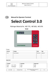 Pottinger 487.803 Manual