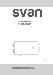 Svan SVTE501H Instructions For Use And Maintenance Manual