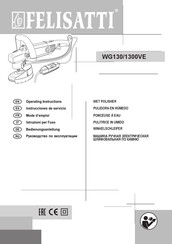 Felisatti WG130VE Operating Instructions Manual