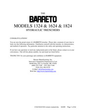 Barreto 1324 Manual