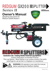 Redgum GX200 II Series Owner's Manual