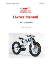 Moto Parilla CARBON E BIKE Owner's Manual