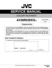 JVC AV28R25EKS/C Service Manual