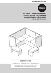 BARKER AND STONEHOUSE P0LPCORNBRWN Assembly Instructions Manual