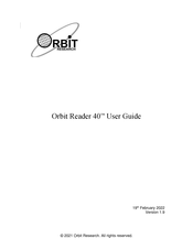 Orbit Reader 40 User Manual