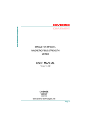 Diverse MAGMETER MF300H+ User Manual