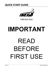 IBEX TX80 Quick Start Manual