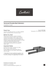 Everbloom R0714E36 Installation Manual