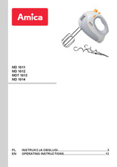 Amica MD 1011 Operating Instructions Manual