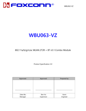 Foxconn WBU063-VZ Manual