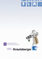 Krautzberger KS 5 Operating Instructions Manual