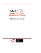 Optical dimensions LASER 5872C Manual