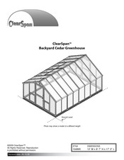 Clearspan 104895 Manual