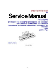 Panasonic SX-KN2600GT Service Manual