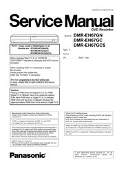 Panasonic DMR-EH67GN Service Manual