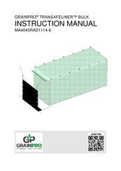 GrainPro TRANSAFELINER BULK Instruction Manual