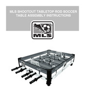 Harvil MLS SHOOTOUT TABLETOP ROD SOCCER Assembly Instructions Manual