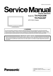 Panasonic VIERA TH-P42A20M Service Manual