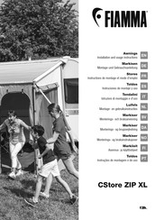 Fiamma CStore ZIP XL Installation And Usage Instructions