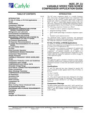 Carlyle 06ZJG3H3AA06013 Application Manual
