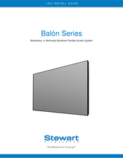 Stewart Filmscreen Corp Balon Series Install Manual