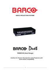 Barco Duet R9898140 Manual