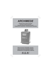 A.E.B. ARCHIMEDE Fitting Instructions And Warranty Workbook