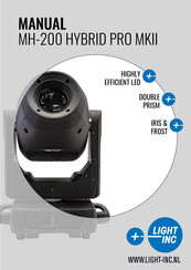 LIGHT INC MH-200 HYBRID PRO MKII Manual