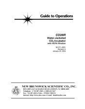 NEW BRUNSWICK SCIENTIFIC CO28IR Manual To Operation