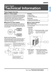 Omron S8TS Technical Information