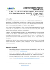 Abov A96G140 User Manual