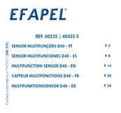 Efapel 40235 S Instructions Manual