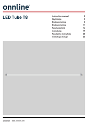 ONNLINE LED Tube T8 Instruction Manual