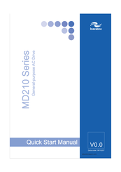 Inovance MD210 2T2.2B Quick Start Manual