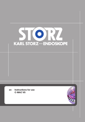 Storz C-MAC VS Instructions For Use Manual
