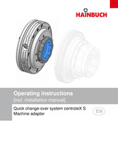 Hainbuch centroteX S Operating Instructions Manual