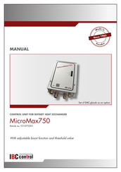 IBCcontrol MicroMax750 Manual