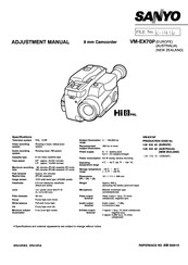 Sanyo 126 032 06 Adjustment Manual