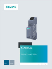 Siemens SENTRON PROFINET Proxy SPP2000 Manual