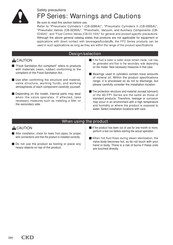 CKD ECS Series Manual