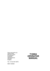 Polar Instruments T1000A Operator's Manual