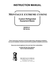 MONTAGUE RB Series Instruction Manual