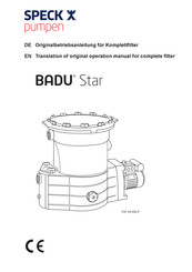 Speck pumpen BADU Star 69/36 Original Operation Manual