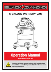 Black Diamond Equipment VOC507PF 3801 Operation Manual