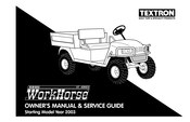 Textron EZGO Workhorse ST 350 Owner's Manual And Service Manual