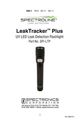 Spectroline LeakTracker Plus Instructions Manual