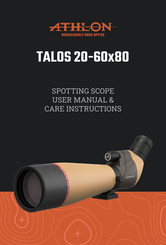 Athlon TALOS 20 User Manual / Care Instructions