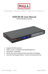 Hall Technologies HSM-88-4K User Manual