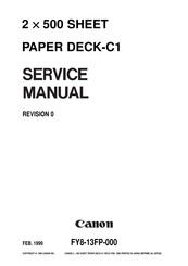 Canon PAPER DECK-C1 Service Manual