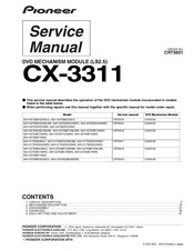 Pioneer CX-3311 Service Manual